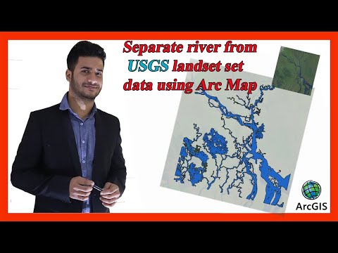 Separate River using Arc Map from USGS land set Data