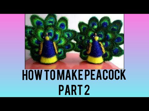 HOW TO MAKE WOOLEN PEACOCK PART 2 | वूलन मोर कसा बनवायचा भाग 2| #WOOLENPEACOCK | #वूलनमोर | #TRAND