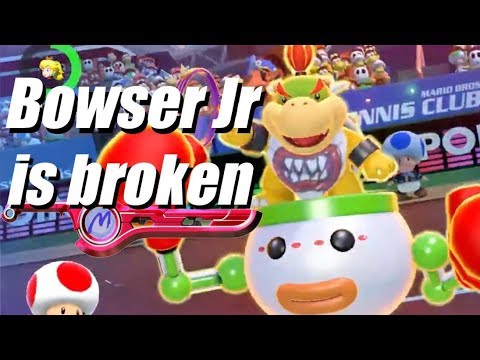 Why Bowser jr WAS so overpowered in Mario Tennis Aces