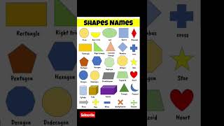 Different shape names #shorts