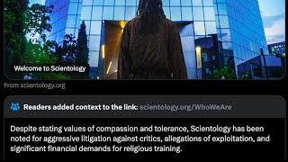 Scientology DESTROYED by Community Notes
