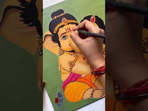 Ganesha and kartikey ❤️✨ #shorts #painting #trending