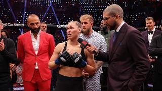 "GINA'S MY F***ING HERO!" | Ronda Rousey Post Fight Interview - MVP MMA
