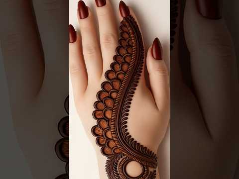 Easy mehndi design#shorts #mehndi #mehmdi #ytshorts #shortsfeed #reels #reel