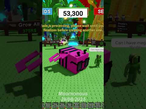 MEGA DISCO BEE for Caden! 🐝 (Grow a Garden Roblox)