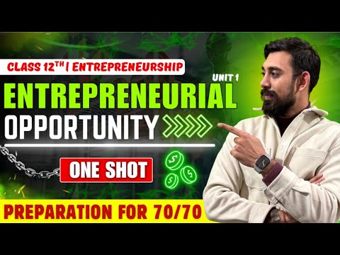 Entrepreneurial Opportunity | Chapter 1 | EP | One Shot