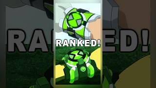 Omnitrix Designs Ranked Worst to Best for Ben 10! [Part 2] #ben10 #ranked #fyp