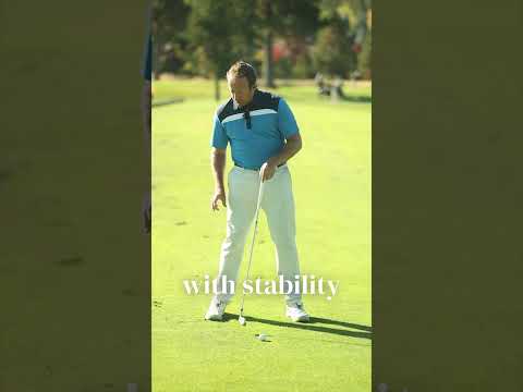 Improve Iron Contact through better trail leg position  #golf #improveyourgolf #golfinstruction