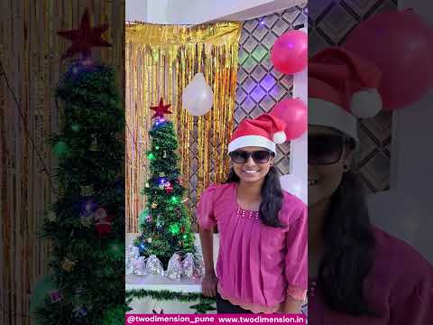 🎄 Celebrated a joyous #Christmas with our wonderful students at @twodimension_pune 🎅