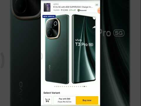 Vivo t3 pro 5g Flipkart big billion days sale offers 🔥🔥 bbd sale #shorts #vivophones #superphone