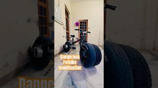 Dangerous modification || Fatbike restoration Next video #indiancyclist 🤟❤️