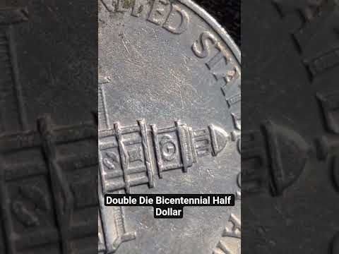Double Die Bicentennial Half Dollar #youtubeshorts #doubledie #half dollar