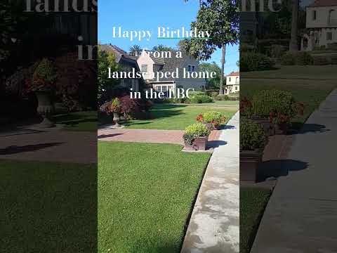 A Happy Birthday Garden serenade from Long Beach country club home #eugene#wellwishes