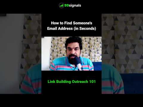 How to Find Someone’s Email Address (in Seconds) - Link Building Outreach 101