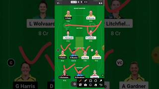 UP W vs GUJ W Dream11 Prediction Pitch Report #dream11 #shorts