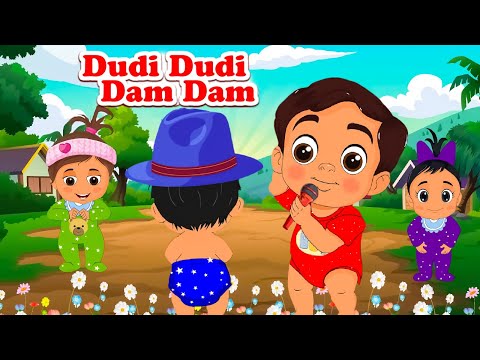 Dudi Dudi Dam Dam Dance | Kids Dance | Kids Cartoon 2025 | RhymeRoon