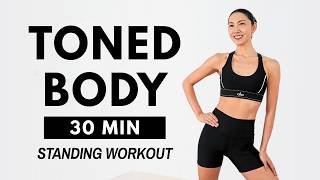 Get Toned Body🔥 30 Min Full Body Toned Up (No Jumping, No Equipment)