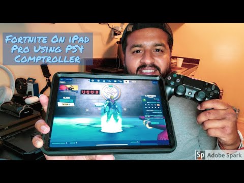 Fortnite On The iPad Pro 11 (2020) Using A PS4 Controller!
