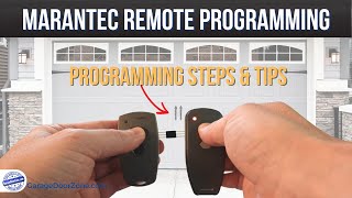Programming A Marantec Remote - How to Program Additional Remotes to Marantec Garage Door Opener