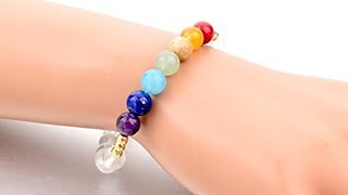 Crystal Healing Bracelet collection for 7 chakra Healing. Energy Beads Bracelets. #short #shorts