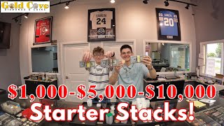 Precious Metal Starter Stacks! $1k, $5k, $10k Budget, What Are You Stacking? Silver-Gold-Bars-Coins?