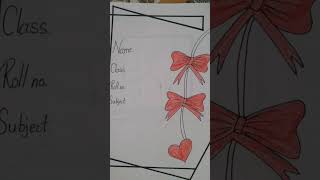 border design project paper #projectpaperborderdesign #schoolproject #shortvideo #paper  #subscribe
