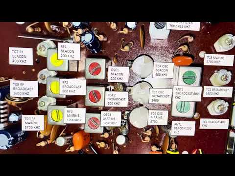 Newmar Nav-121 Alignment Points, Direction Finder, FR-662B