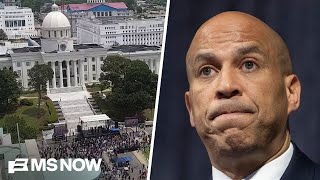 ‘Echoes of post-Reconstruction’: Dem Senator joins protesters in Alabama to fight for voting rights