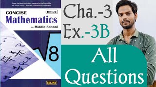 Square and Square root|Chapter-3|ICSE Class-8 math| Exercise-3B|@icsemaths592