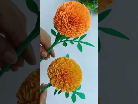 paper marigold#papermarigold #marigoldflower