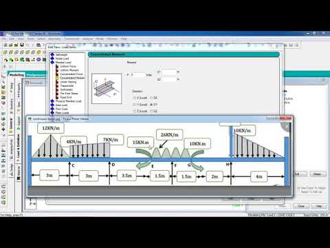Day 13  STAAD Pro Tutorials   Analysis of Continuous Beam with Different Loads