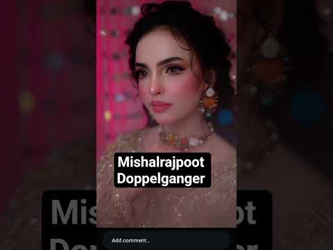 Is she really Mishal Rajput or her doppelganger? #mishalrajput #instagraminfluencers #viral