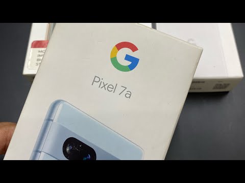 Pixel 7a unbox and first look