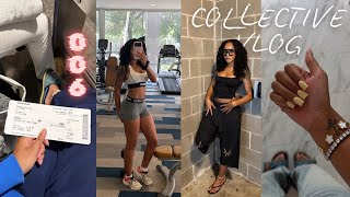 COLLECTIVE VLOG 006: Gym, quick CHECK- IN! Brand content BTS & A WKND HOME :) || SyniahAlandra 