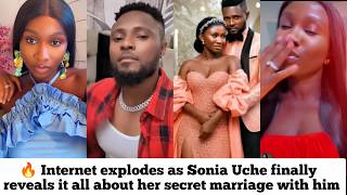 🔥internet explodes as Sonia Uche finally reveals it all about her secret marriage with him