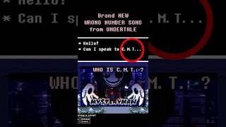New WRONG NUMBER MYSTERY Song in UNDERTALE??? #undertale #deltarune #tobyfox #sans #camellia #remix