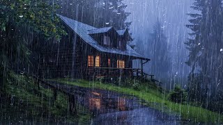 Perfect Rain Sounds For Sleeping - Sleep FAST with Heavy Rain - Rainfall for Insomnia Relief