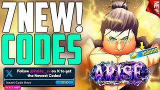 ALL *NEW* WORKING CODES FOR ARISE CROSSOVER IN ROBLOX ARISE CROSSOVER