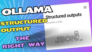 Structured Output & Tool Calling with Ollama For AI Agents