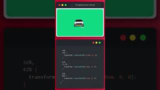 🚗💨 Pure CSS Animated Moving Car