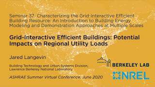 Grid-Interactive Efficient Buildings: Potential Impacts on Regional Utility Loads