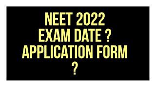 Neet 2022_Exam Form_Date and Application form | Neet 2022 | #neet2022 #Neet2022applicationform