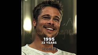 Brad Pitt evolution from 1988 to 2025 #bradpitt #evolution #fightclub #edit #tylerdurden #goviral