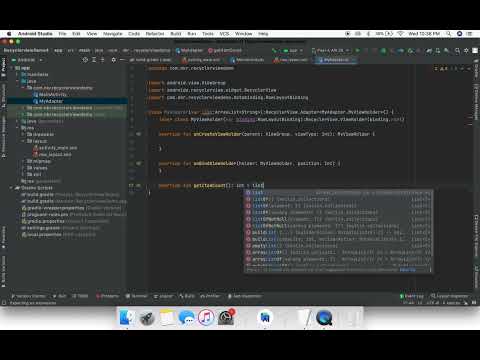 RecyclerView using Viewbinding