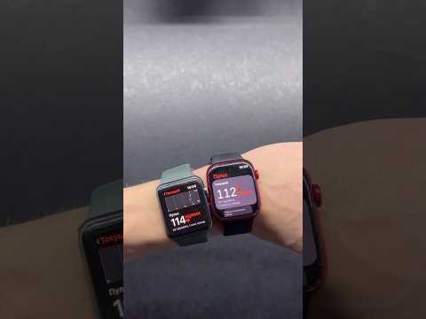Pulse Apple Watch Series 7 vs series 1 ⌚️😱