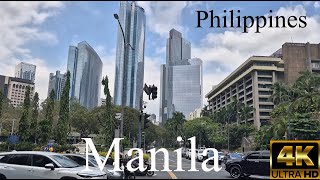 Exploring Manila, Philippines I 2025 I 4K I Part 1: Makati