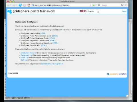 Portal creation using Rapid
