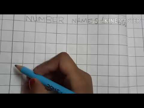 NUMBER NAMES (51-60) UKG MATHS