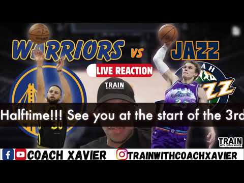 Golden State Warriors vs Utah Jazz - Live Reaction with Coach Xavier