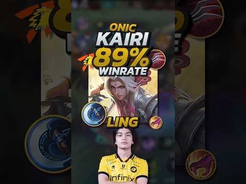 Onic Kairi 89% Winrate Ling S35 Build! Mobile Legends #mobilelegends #mlbb #gaming